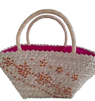 100% Natural Handmade Dwarf Wild Palm Bag