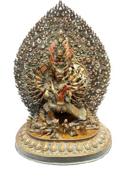 Yamantaka Shakti , Megasambara, Vajrabhairaba Double Color Oxidation