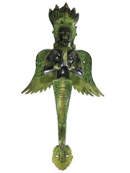 Nagakanya Door Handle, with Antique Finishing