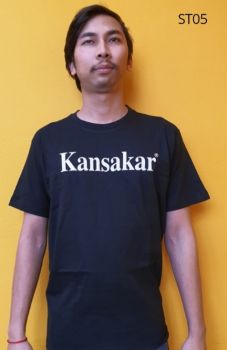 100% Cotton Linen Black T shirt