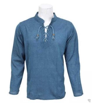 Nepali Handmade Cotton Kurta , Turquoise Dying 
