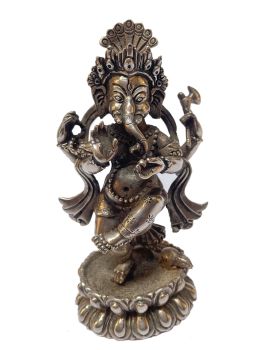 Masterpiece , Sterling Silver, 355 Gram Statue of Ganesh , Old Stock
