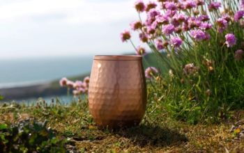 Dhaatu Ayurvedic Pure Copper Tumbler- 355ml (Made in Nepal)