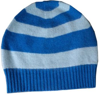 Pure Cashmere  Unisex  Stripe  Cap Hand  Made   in Nepal  