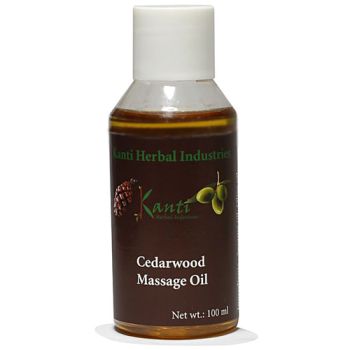 Kanti Herbal Cedarwood Massage Oil– 100ml 