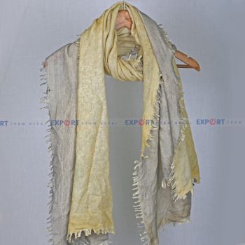 cashmere revesable shawl-gray