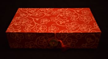 Attractive Floral Printed Lokta Paper Box