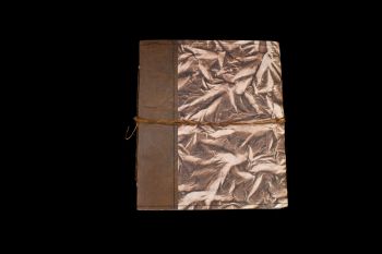 Lokta paper-Folded Cover -Brown Dairy