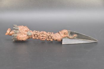 3 Face Copper Meditation Tibetan Vajrakilaya Phurba Phurwa Buddhism Dagger