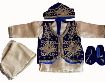 Baby Boy's Rice-feeding Ceremony Weaning Dress