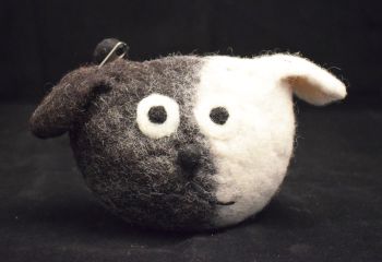 Hand-felted Soft Light-weighted Durable Non-toxic AZO Free Animal Figure Felt Purse