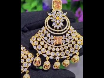 American Diamond Jhumka Code-0044