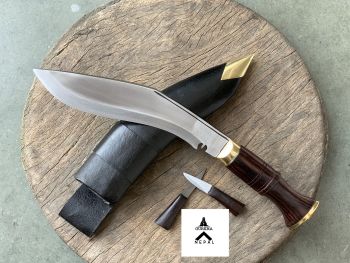 Gurkha Nepal Hand-Forged Classic Wood Handle Light Weight Khukuri 9 Inched Blade