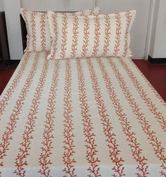 Orange roots bedsheet