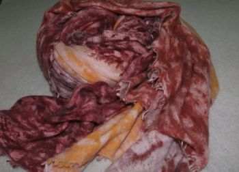 Cashmere Throw | 40x80 | 100% Pure | Hand Knitted | Felted | Soft and Breathable | Warm and Fashionable