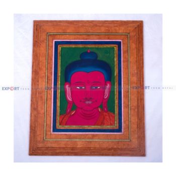 Paper wall hanging made of Nepali Lokta with Buddha Art.