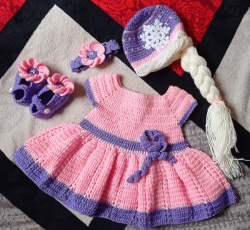 Romper with Teddy Bear Bonnet Hat