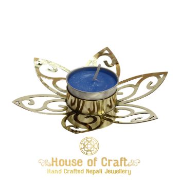 Handmade Brass Flower Lamp Holder