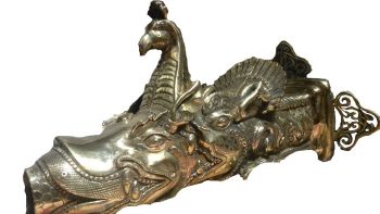 Nepali Brass Dhara (Water Spout) 16"
