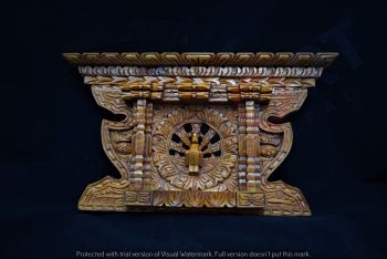 Beautifully Designed Handmade Peacock Window