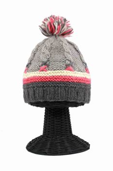 100% Pure Woolen Soft & Warm Multi-Colored Beanie Hat