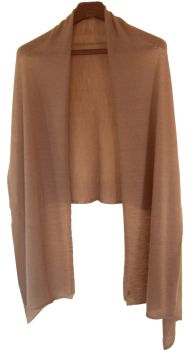 Pure  Cashmere  stole   Hand   knit in  Nepal 
