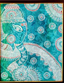 Ganesh Acrylic on Canvas