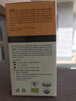 Lemon Green Tea 20 Tea Sachets