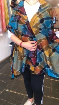 100% Cashmere Stole Ajanta 1 design