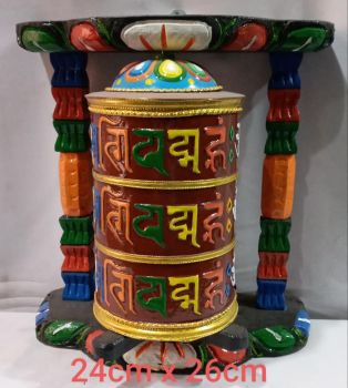 Wall Hanging Buddhist prayer wheels