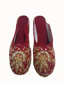 Women's Handmade Velvet Embroidered Shoes