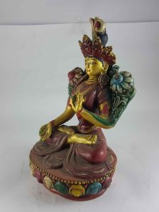 Clay Statue of White Tara