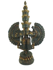 Statue of Sahasrabhuja Avalokiteswara , Antique Finishing