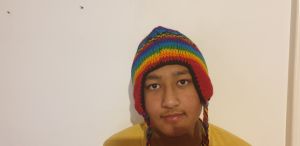 Handmade 100% Woolen Multi-Colored Ear Flap Cap