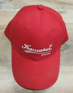 100% Cotton Linen Casual Red Cap