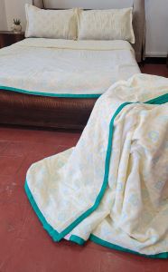 Three Layer Malmal Blanket with Pillow Cases