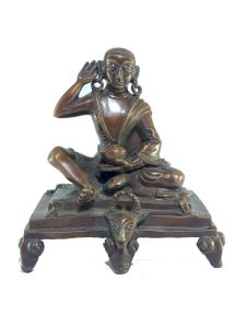  Old Stock , Tibetan Statue of Milarepa, Chocolate Oxidized , Last Piece