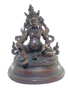  Old Stock , Tibetan Statue of Chatur Maharaj , Chocolate Oxidized , Last Piece
