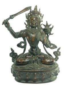  Old Stock Statue of Manjushree Oxidized , Last Piece 