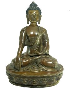  Old Stock Statue of Shakyamuni Buddha Oxidized , Last Piece 