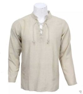 Nepali Handmade Cotton Kurta , Off White Dying