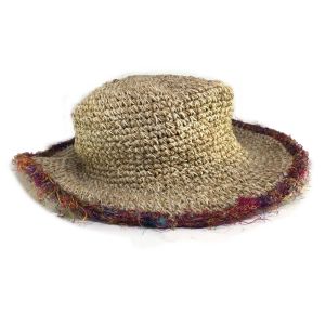 Handmade Hemp Cap , Free Size ,
