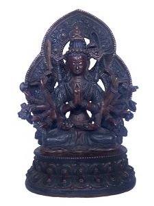 Statue of Cundi - Chandi Double Color Oxidation 