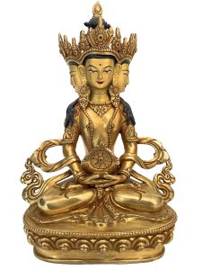Handmade Nepali Statue Of, Full Gold Plated 