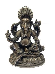  Masterpiece , Sterling Silver, 86 Gram Statue of Ganesh, Old Stock 