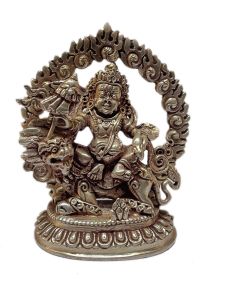  Masterpiece , Sterling Silver, 149.6 Gram Statue of White Jambala, Old Stock 