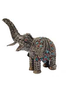  Masterpiece , Sterling Silver, 55 Gram Statue of Elephant, Old Stock 