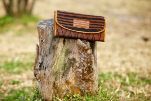 100% Dhaka, Lether , Polyester lining  Pari Wallet 