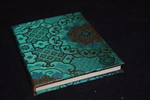 Art Printed Lokta Paper Brocade Note Book