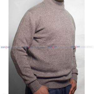 Pure Cashmere  Mens T - Neck  Thick  Sweater - Hand Made In Nepal 100 % Cashmere     2/26 count 8 Gauge  Various Color Available